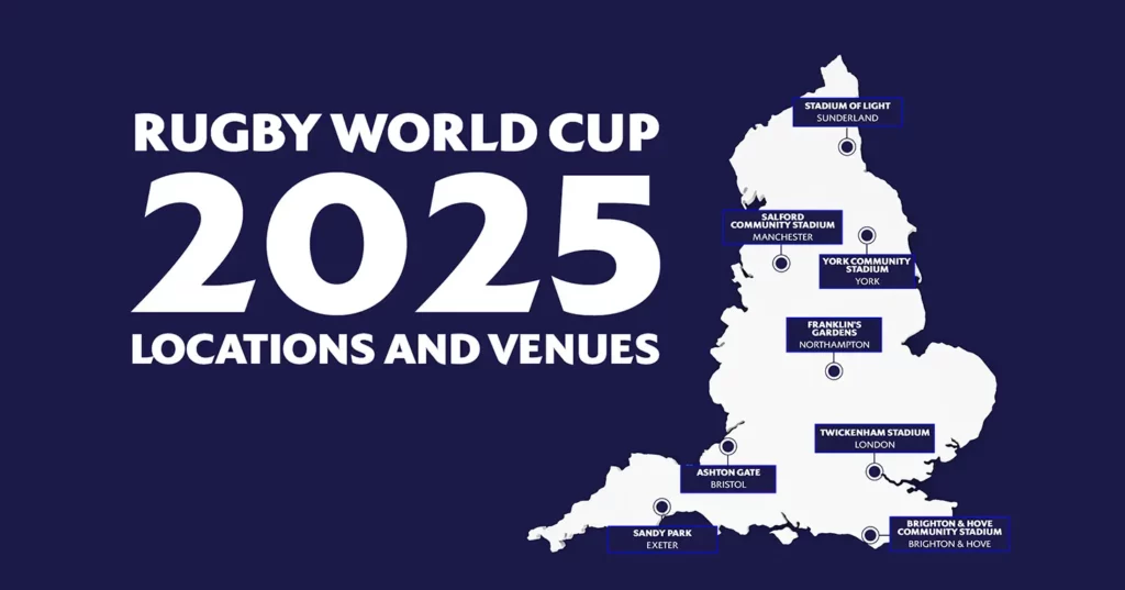 rugby world cup 2025 locations 
